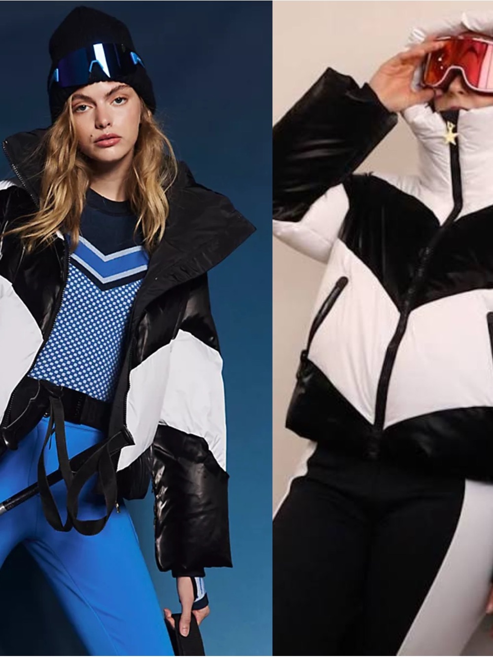 Goldbergh Volare Courage Chevron Patent Ski Puffer
